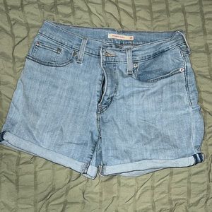 Levi’s Denim High Waist Shorts